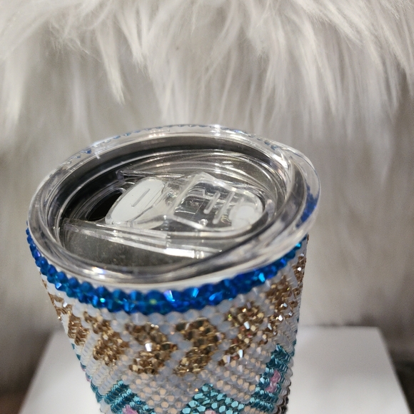 BRAND NEW DOUBLE WALL STAINLESS STEEL RHINESTONE TUMBLER 20OZ - Picture 4 of 4